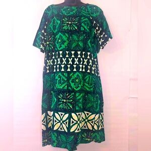 Vintage Volcanic Fashion Made In Hawaii Dress Size M/L